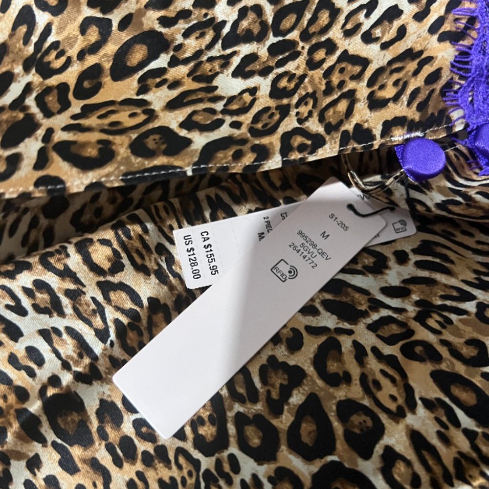 Cropped Silk & Lace Cami Set - Picture 3 of 3